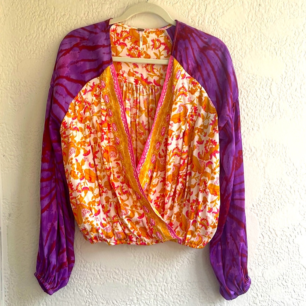 Free People Wrap Shirt